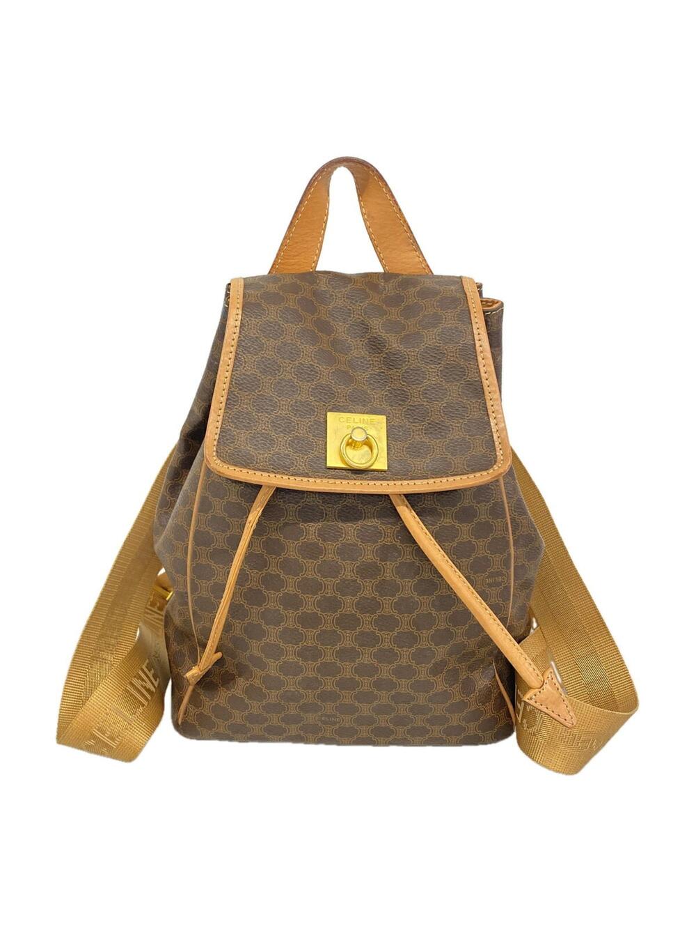 Celine Vintage Backpack Macadam Canvas #325482C52B